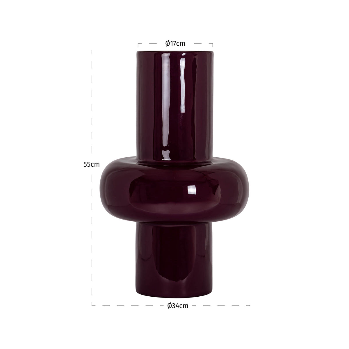 Vaas Ashlyn burgundy large