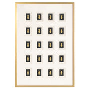 Wall art Bear black/gold