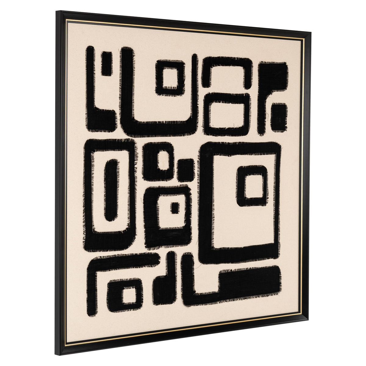 Wall art Shanita black/white
