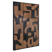 Wall art Cascade brown