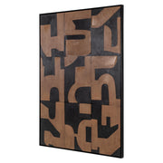 Wall art Cascade brown
