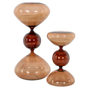 Decoratief object Elba brown hourglass small