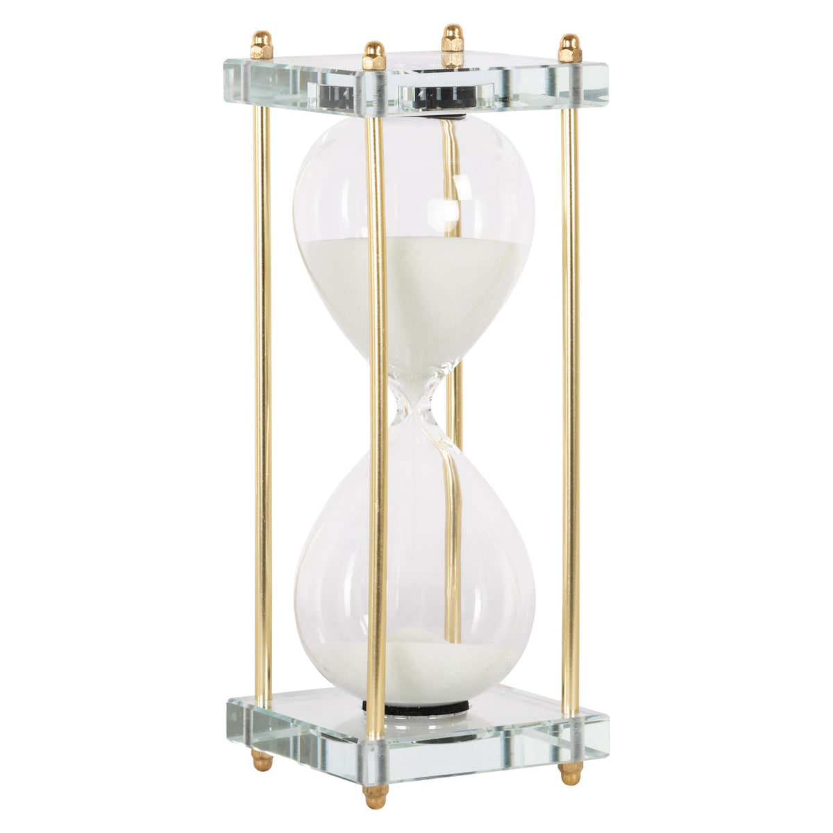 Decoratief object Gigi gold hourglass